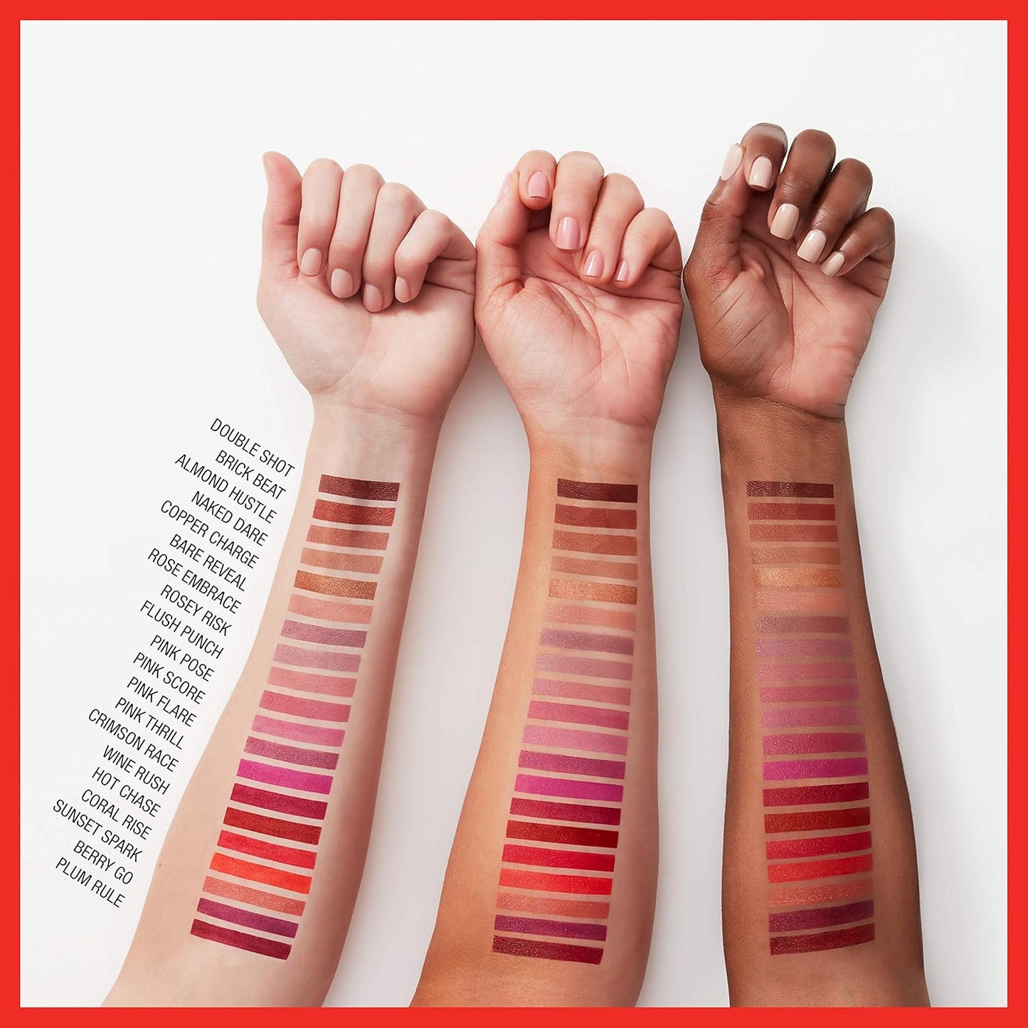 Maybelline New York Color Sensational Red Lipstick, Satin Lipstick, Plum Perfect, 0.15 oz