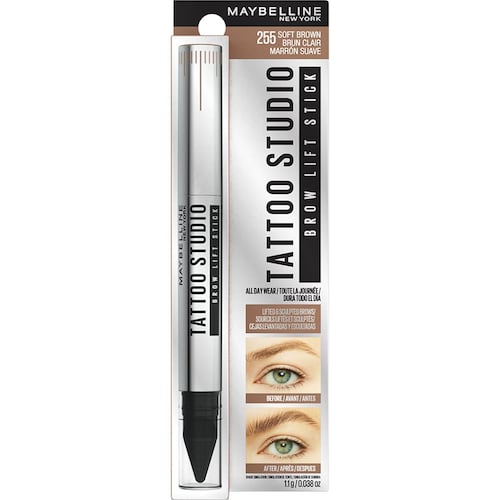 Maybelline TattooStudio Brow Lift Stick Makeup with Tinted Wax Conditioning Complex, Blonde 250,