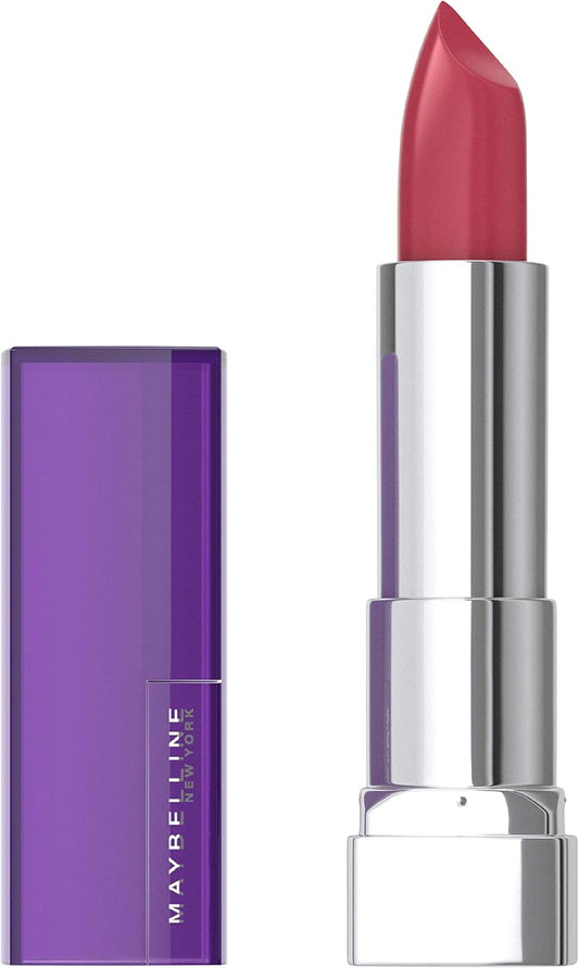 Maybelline New York Color Sensational Red Lipstick, Satin Lipstick, Plum Perfect, 0.15 oz