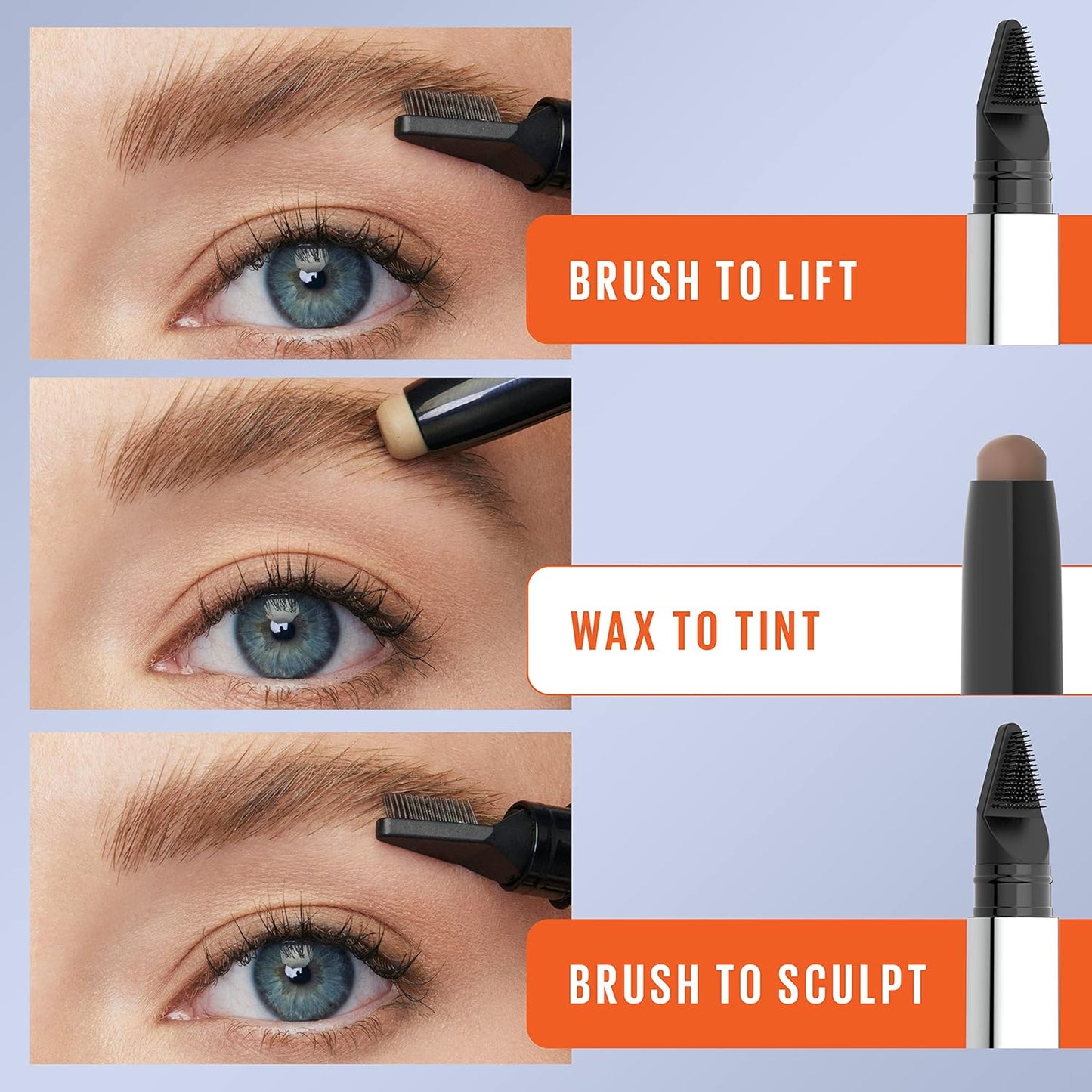 Maybelline TattooStudio Brow Lift Stick Makeup with Tinted Wax Conditioning Complex, Blonde 250,