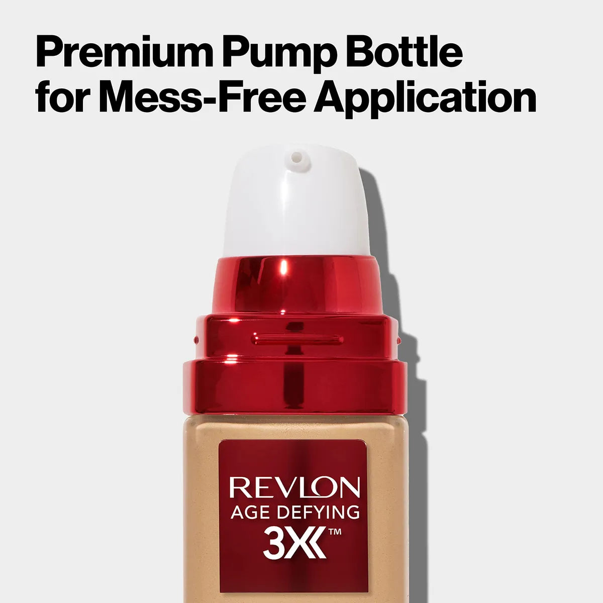 Base de maquillaje líquida Revlon Age Defying 3x Foundation revlon tono 05 fresh ivory - 30mL 28.35g
