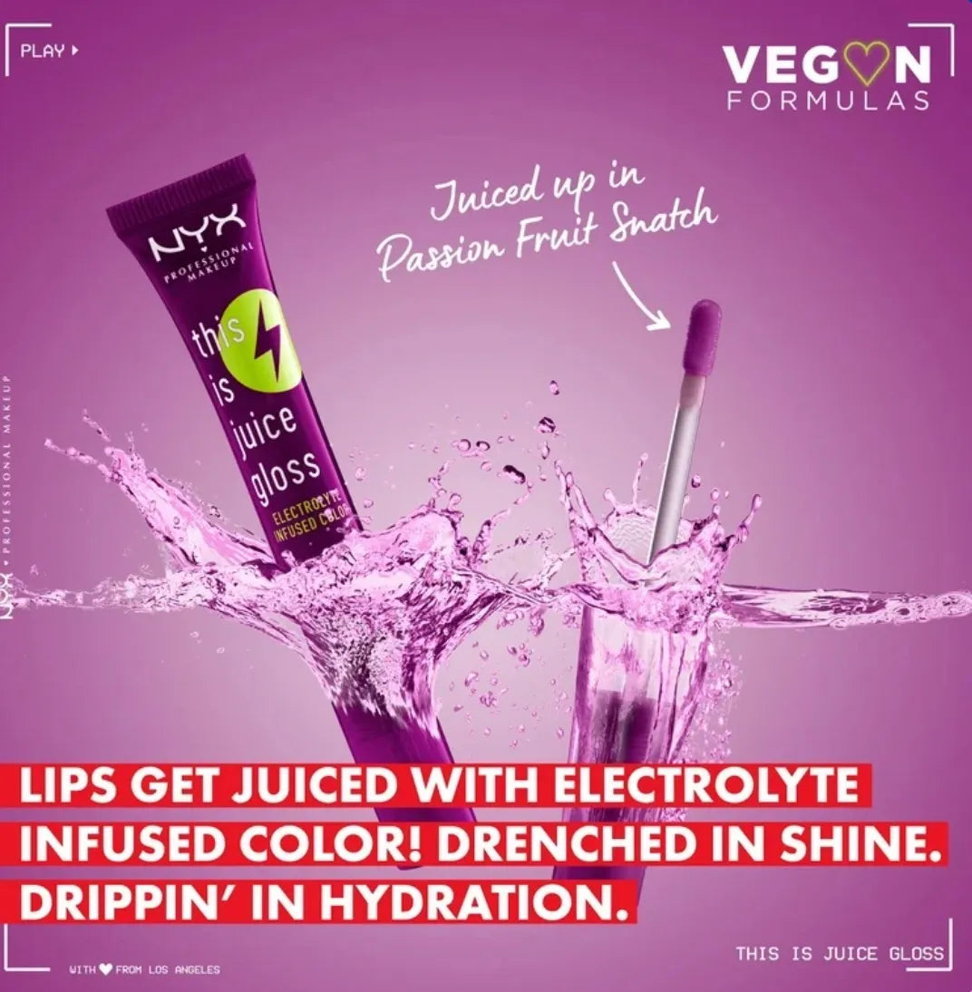 Lip Gloss Nyx Professional Makeup This Is Juice Electronic 3